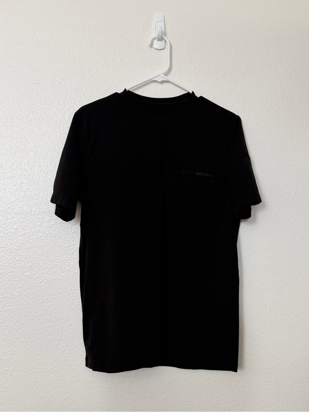 Prada Black Short-Sleeve Crewneck T-Shirt